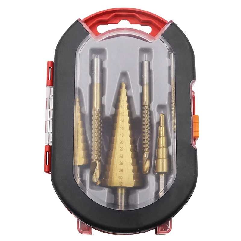 Titanium Step Drill Bit Set