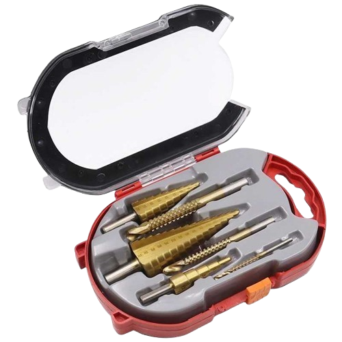 Titanium Step Drill Bit Set